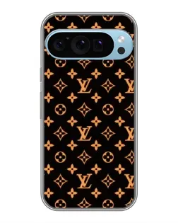 Чохол для Google Pixel 9 Pro з картинкою «Золота монограма LV»