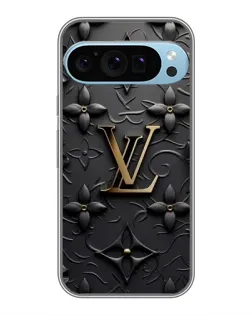 Чохол для Google Pixel 9 Pro з картинкою «Шкіряна текстура LV»