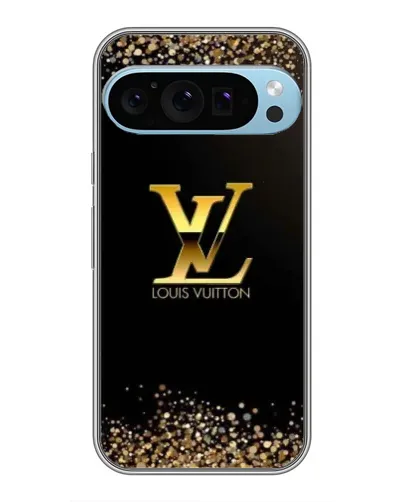Чохол для Google Pixel 9 Pro з картинкою «LV — золоті іскри»
