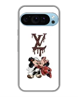 Чохол для Google Pixel 9 Pro з картинкою «LV та Міккі Маус»