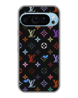 Чохол для Google Pixel 9 Pro з картинкою «Кольорова монограма LV»