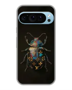 Чохол для Google Pixel 9 Pro з картинкою «LV — мармуровий принт»