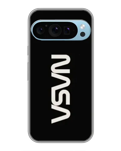 Чохол для Google Pixel 9 Pro з картинкою «NASA — вертикальний логотип»