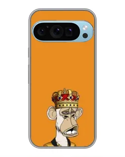 Чехол для Google Pixel 9 Pro с картинкой «Золотая обезьяна Bored Ape»