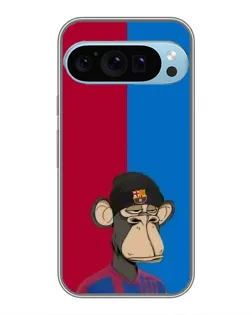 Чохол для Google Pixel 9 Pro з картинкою «Bored Ape — фанат Барси»