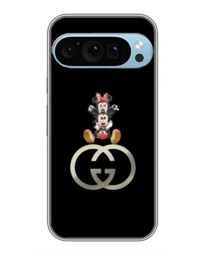Чохол для Google Pixel 9 Pro з картинкою «Мінні Маус на лого»