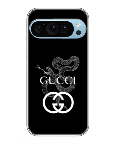 Чохол для Google Pixel 9 Pro з картинкою «Gucci — срібна змія»