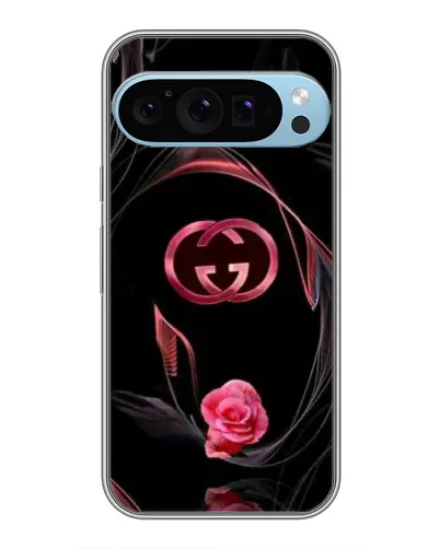 Чохол для Google Pixel 9 Pro з картинкою «Gucci — неонова троянда»