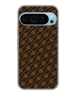 Чохол для Google Pixel 9 Pro з картинкою «Gucci — золоті діагоналі»