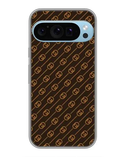 Чохол для Google Pixel 9 Pro з картинкою «Gucci — золоті діагоналі»