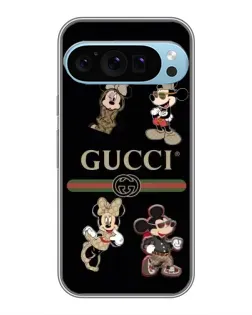 Чохол для Google Pixel 9 Pro з картинкою «Gucci — герої Disney та монограма»