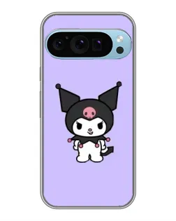 Чохол для Google Pixel 9 Pro з картинкою «Kuromi — ніжний фіолетовий»