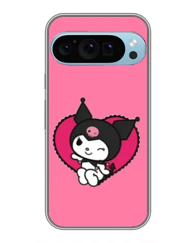 Чохол для Google Pixel 9 Pro з картинкою «Kuromi — любов у серці»