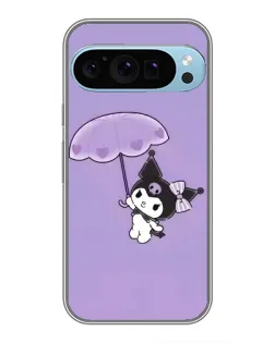 Чохол для Google Pixel 9 Pro з картинкою «Kuromi з парасолькою»