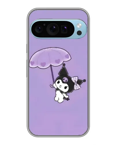 Чохол для Google Pixel 9 Pro з картинкою «Kuromi з парасолькою»