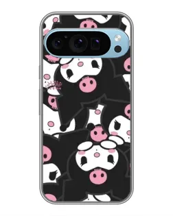 Чохол для Google Pixel 9 Pro з картинкою «Kuromi з сердечком»