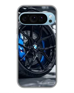 Чохол для Google Pixel 9 Pro з картинкою «Колесо BMW зблизька»