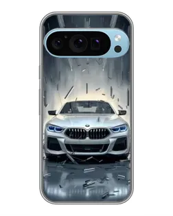 Чохол для Google Pixel 9 Pro з картинкою «BMW у світлі фар»