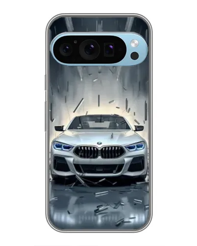 Чохол для Google Pixel 9 Pro з картинкою «BMW у світлі фар»