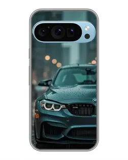 Чохол для Google Pixel 9 Pro з картинкою «BMW у вогнях міста»