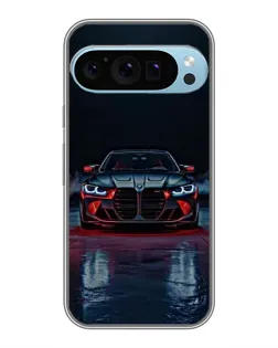 Чохол для Google Pixel 9 Pro з картинкою «BMW на мокрій дорозі»