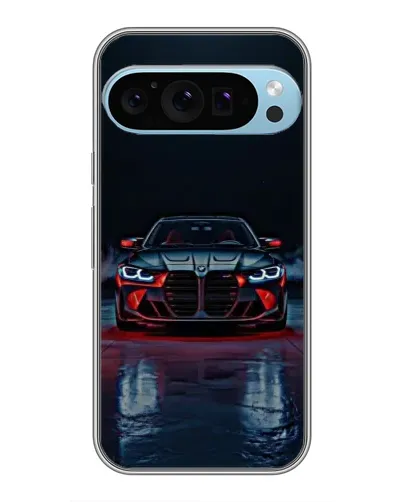 Чохол для Google Pixel 9 Pro з картинкою «BMW на мокрій дорозі»