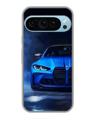 Чохол для Google Pixel 9 Pro з картинкою «Блакитна BMW M4»