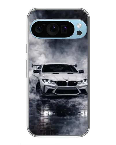 Чохол для Google Pixel 9 Pro з картинкою «BMW крізь туман»