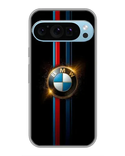 Чохол для Google Pixel 9 Pro з картинкою «BMW M-Power неон»