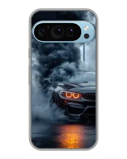 Чехол для Google Pixel 9 Pro с картинкой «BMW M-Power — абстракция»