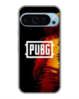Чехол для Google Pixel 9 Pro с картинкой «Яркий логотип PUBG»