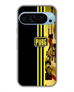 Чехол для Google Pixel 9 Pro с картинкой «PUBG — камуфляжный шлем»