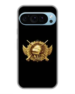 Чехол для Google Pixel 9 Pro с картинкой «PUBG — оранжевый градиент»