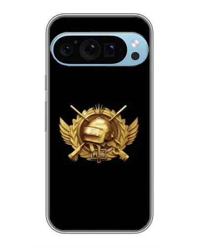 Чехол для Google Pixel 9 Pro с картинкой «PUBG — оранжевый градиент»