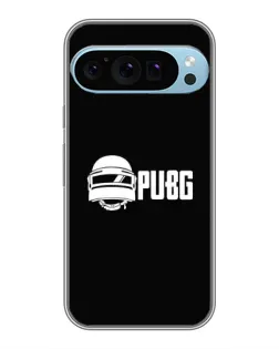 Чехол для Google Pixel 9 Pro с картинкой «PUBG — классический лого»