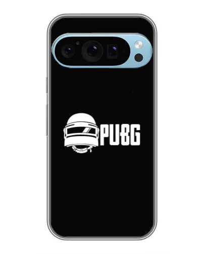 Чехол для Google Pixel 9 Pro с картинкой «PUBG — классический лого»