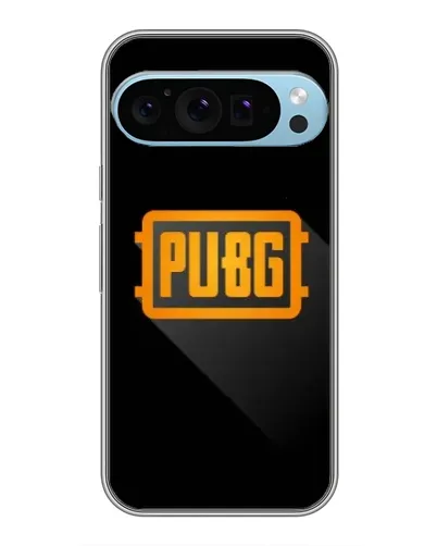 Чехол для Google Pixel 9 Pro с картинкой «PUBG — рамка лого»