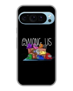 Чехол для Google Pixel 9 Pro с картинкой «Логотип Among Us»