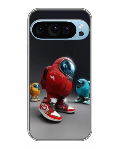 Чохол для Google Pixel 9 Pro з картинкою «Among Us — 3D стиль»