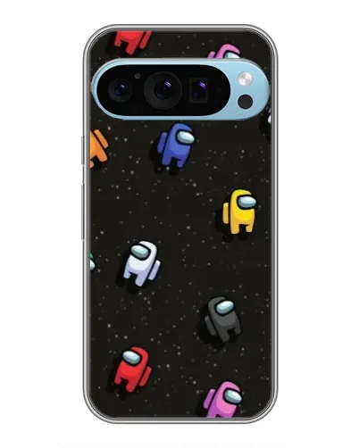 Чохол для Google Pixel 9 Pro з картинкою «Космічний патерн Among Us»