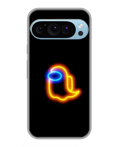 Чохол для Google Pixel 9 Pro з картинкою «Among Us неонове сяйво»