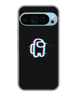 Чохол для Google Pixel 9 Pro з картинкою «Among Us неон»