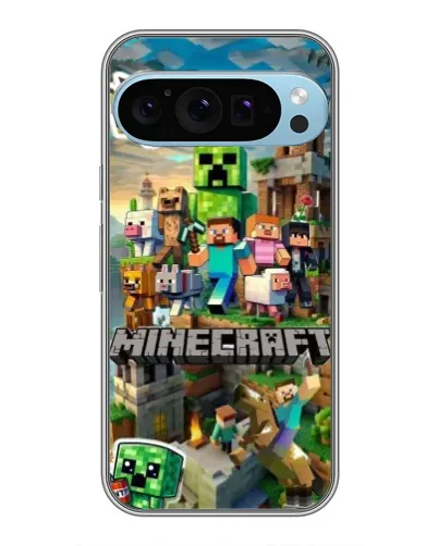 Чохол для Google Pixel 9 Pro з картинкою «Замок Minecraft»