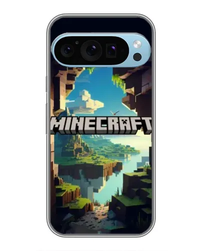 Чохол для Google Pixel 9 Pro з картинкою «Печера Майнкрафт»