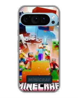 Чохол для Google Pixel 9 Pro з картинкою «Minecraft герої гри»