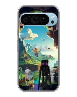 Чохол для Google Pixel 9 Pro з картинкою «Ендермен у лісі»