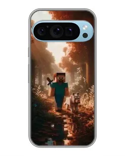Чохол для Google Pixel 9 Pro з картинкою «Стів у лісі»