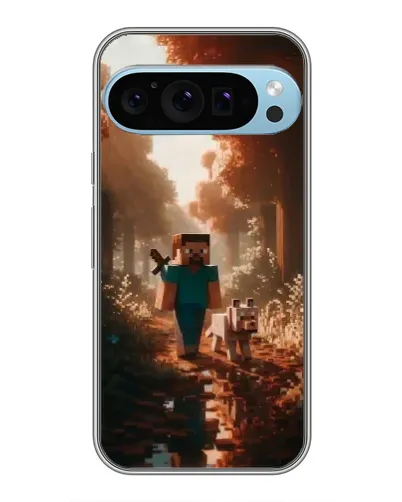 Чохол для Google Pixel 9 Pro з картинкою «Стів у лісі»