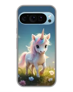 Чохол для Google Pixel 9 Pro з картинкою «Єдиноріг на галявині»