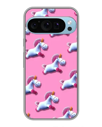 Чохол для Google Pixel 9 Pro з картинкою «Єдинороги на рожевому»
